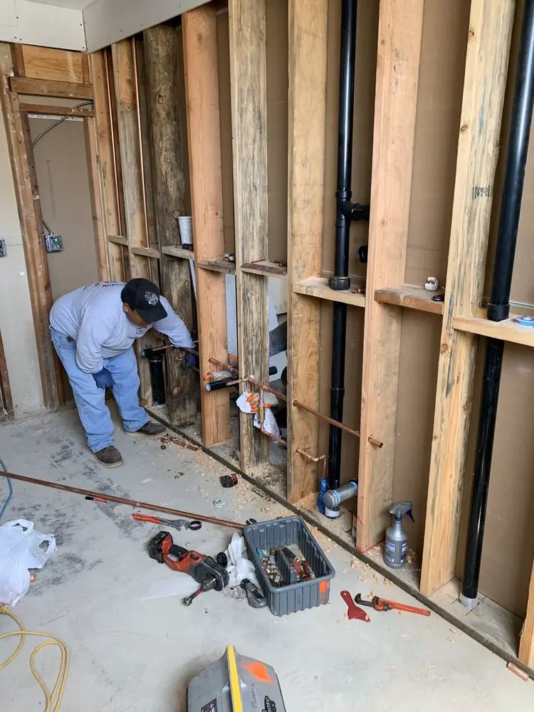 Commercial rough-in plumbing for Water Heater Replacement in Daytona Highlands